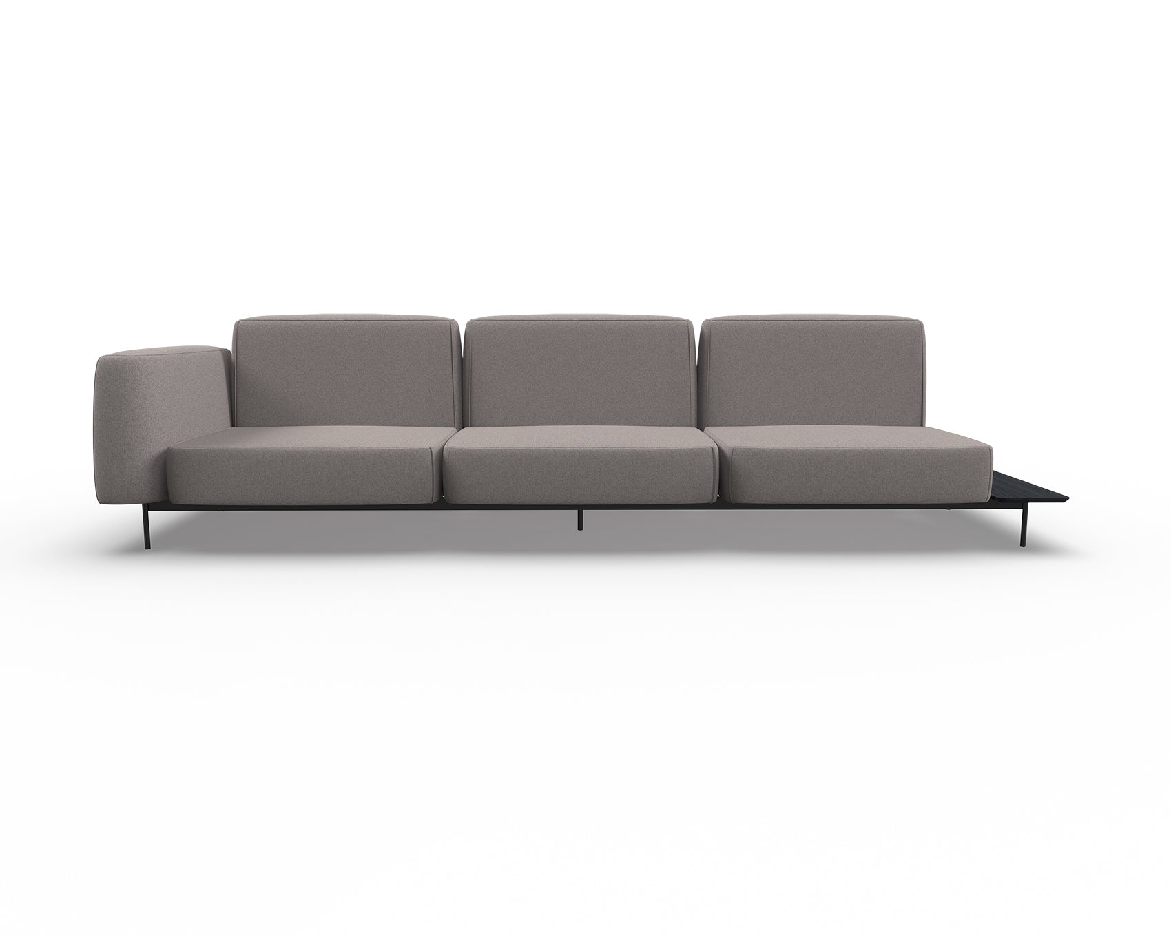 Noon 4 Seater Sofa with Right Shelf